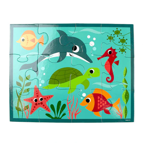 Mudpuppy Under The Sea 12-Piece Pouch Puzzle