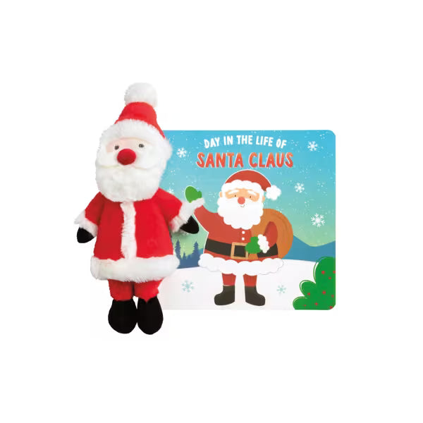 MUD PIE PLUSH SANTA BOOK