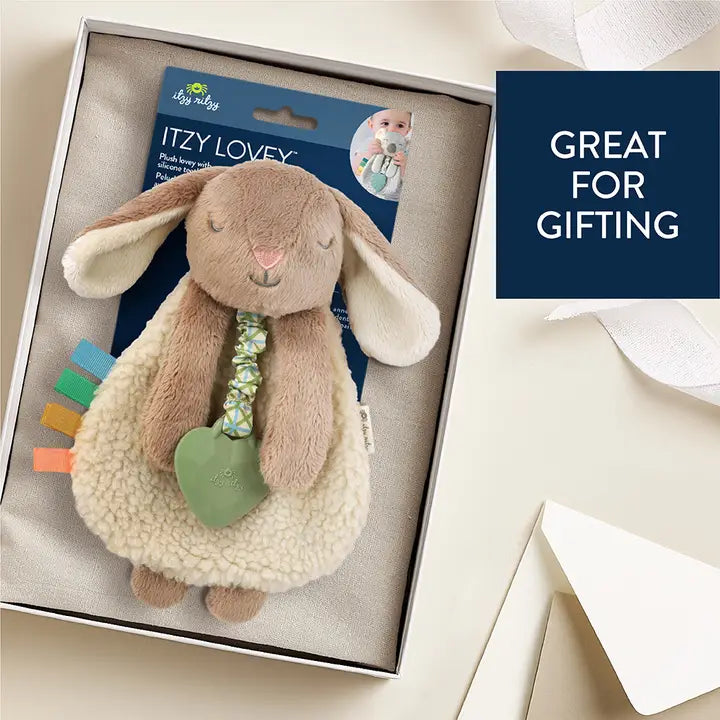 Itzy RItzy Taupe Bunny Itzy Friends Lovey™ Plush