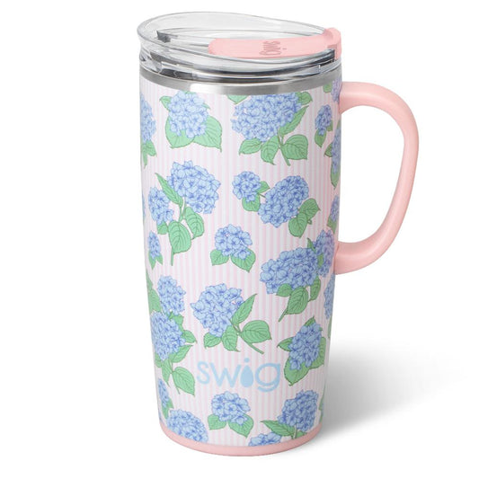 Swig Life Hydrangeas Travel Mug 22oz