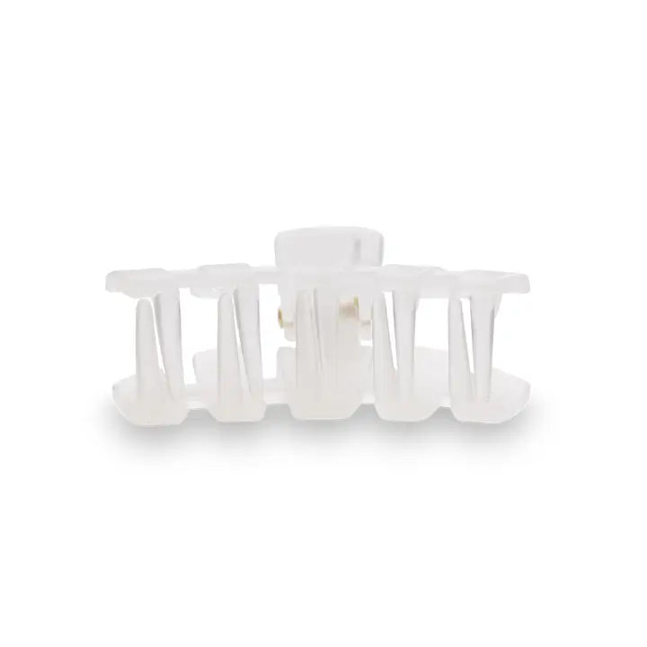 Teleties Classic Hair Clip | Tiny | Coconut White