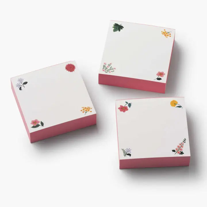 Rifle Paper Co. Dahlia Notepad Trio