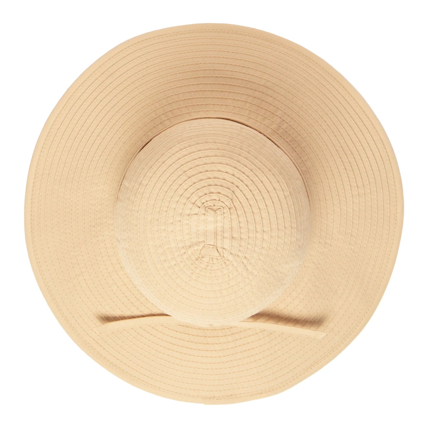 San Diego Hat Women's Ribbon Medium Brim Floppy-Beige