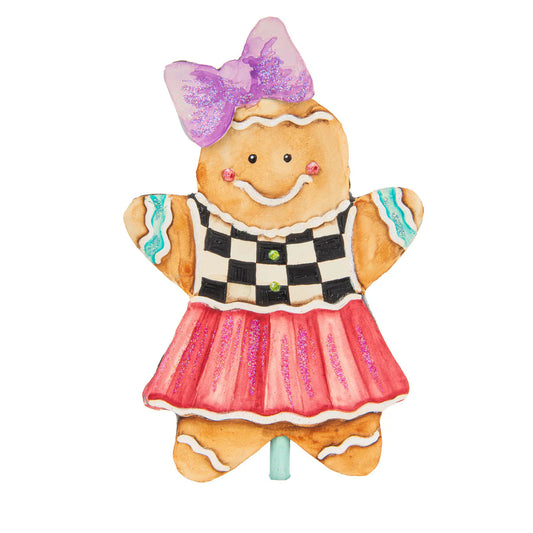 The Round Top Collection Gingerbread Girl Finial