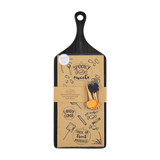MUD PIE HALLOWEEN CHEESE BOARD SET