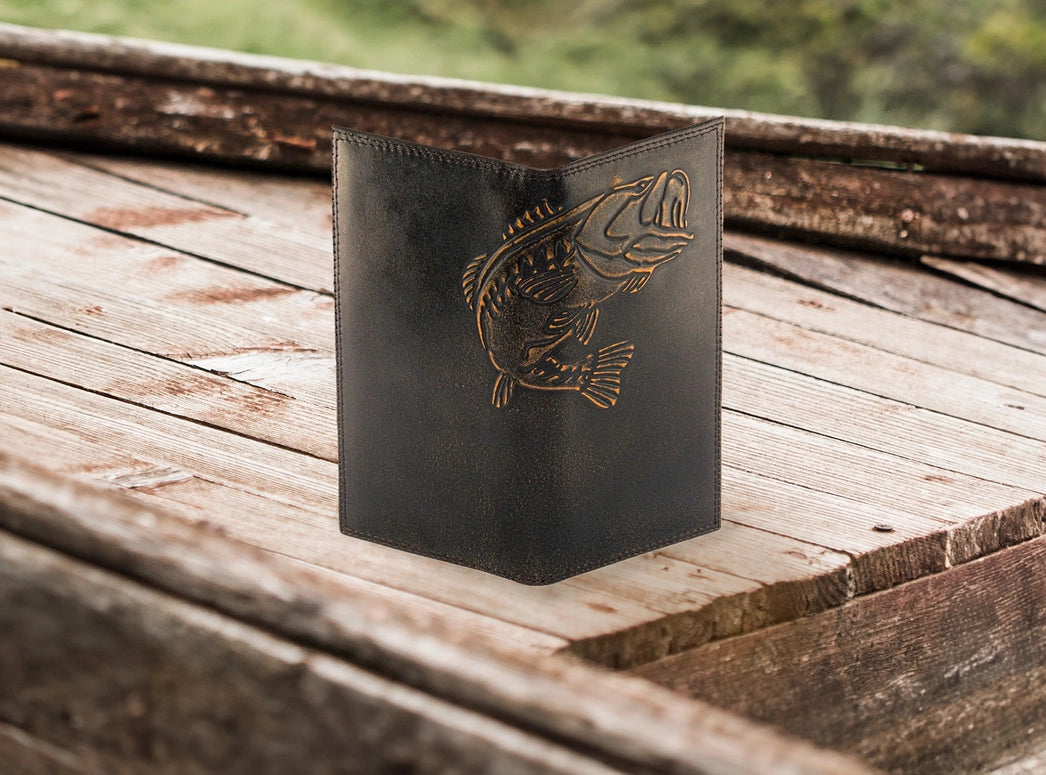 Zep-Pro Bass Burnished Leather Secretary Wallet