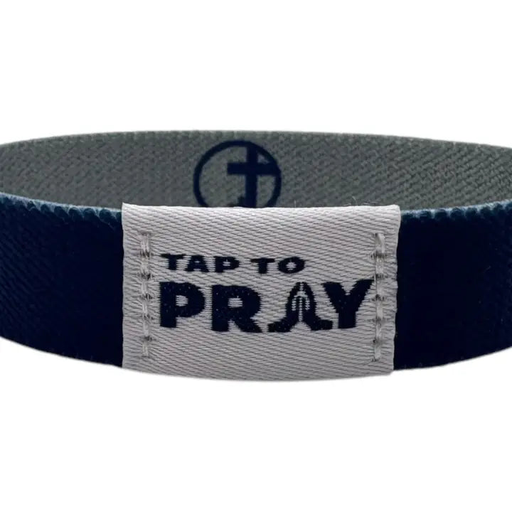 Versible Tap To Pray™ Wristbands - Navy & Grey