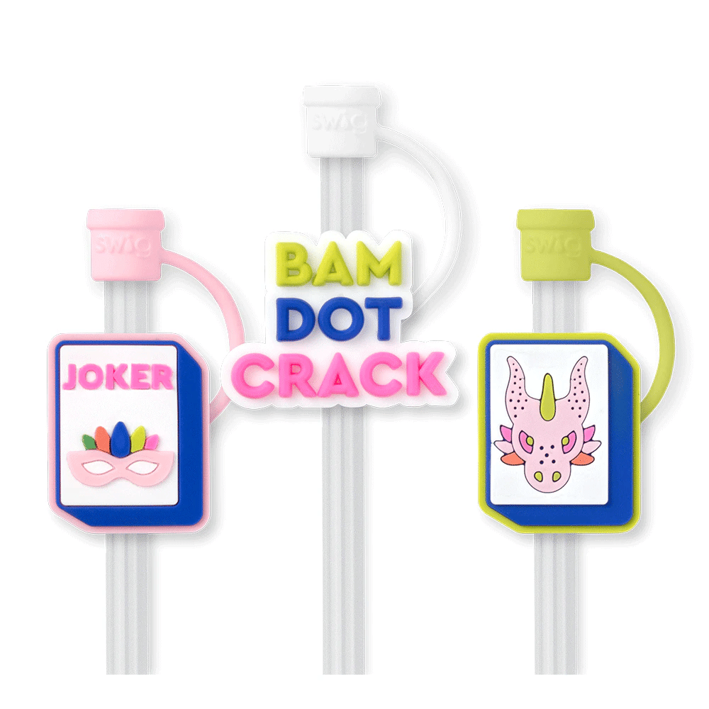 Swig Mahjong Straw Topper Set