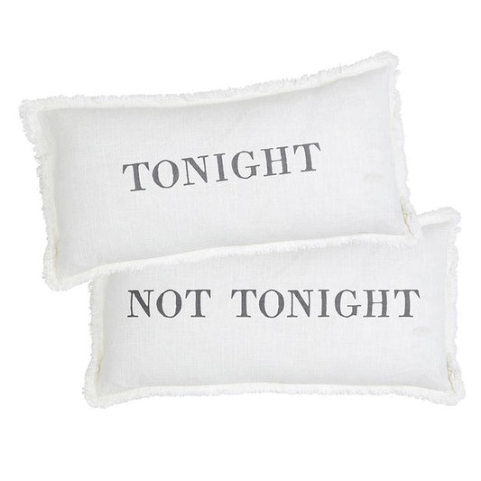 Santa Barbara Design Studio Face to Face Lumbar Pillow - Tonight/Not Tonight