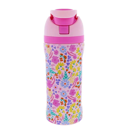 Jane Marie Kids Flourish & Bloom 16 oz. Water Bottle with Straw Cap