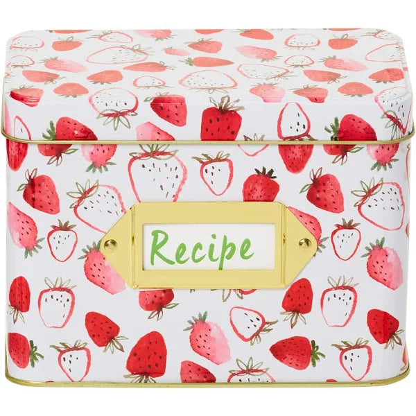 C.R. Gibson Recipe Card and Box Set, 4.1" W x 6.6" L