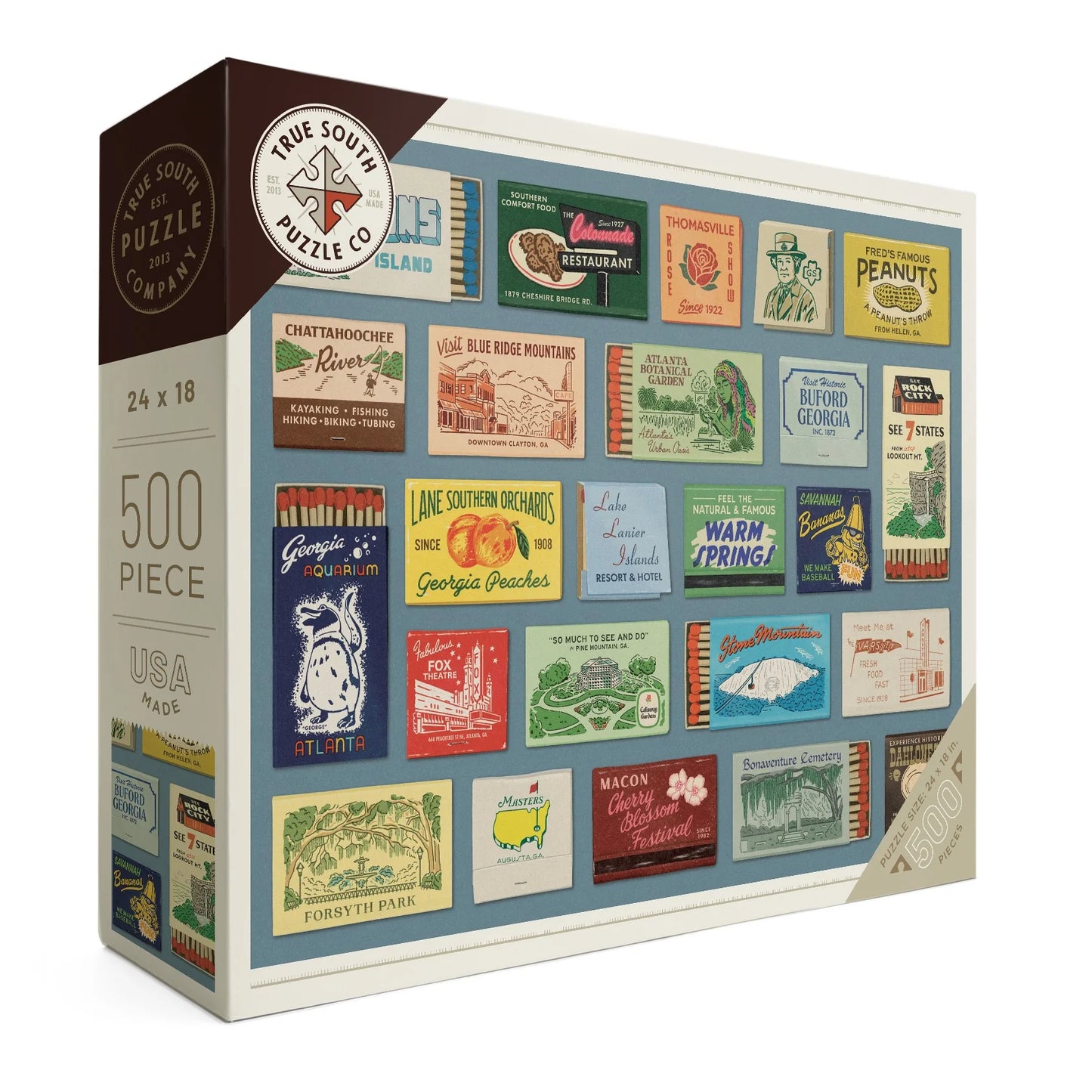 True South Puzzle Co. GA Matchbooks