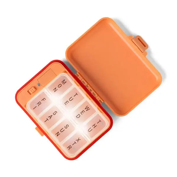 Wellness Keeper Light Up Pill and Vitamin Case