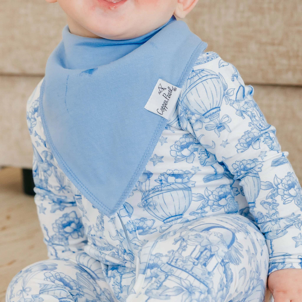 Copper Pearl 4 Pack Baby Bandana Bibs - Vintage Carnival