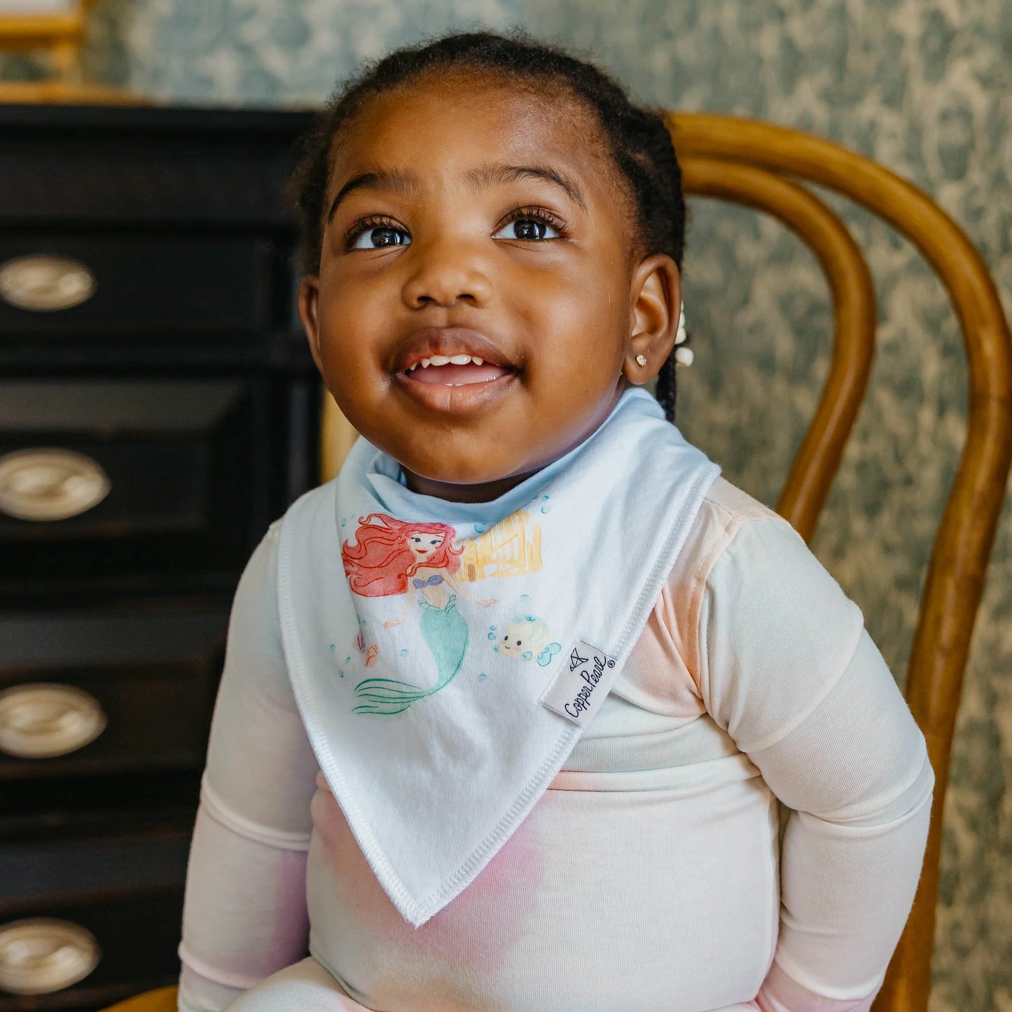 Copper Pearl Disney Princess Baby Bandana Bibs