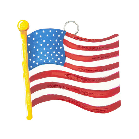 The Round Top Collection Mini Waving Flag Charm