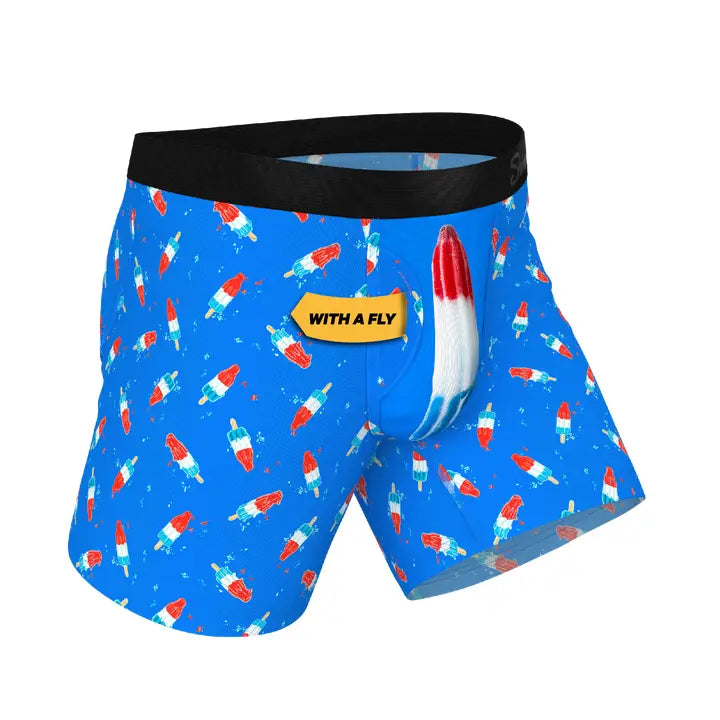 Shinesty The Popsicle Stick Apex | USA Popsicle Ball Hammock® Pouch Underwear with Fly
