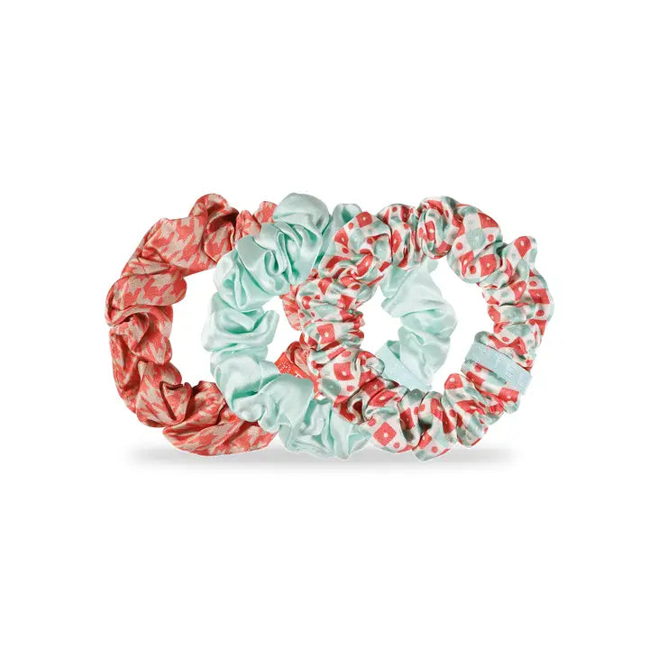 Teleties Hair Scrunchie | Large | Calming Coral