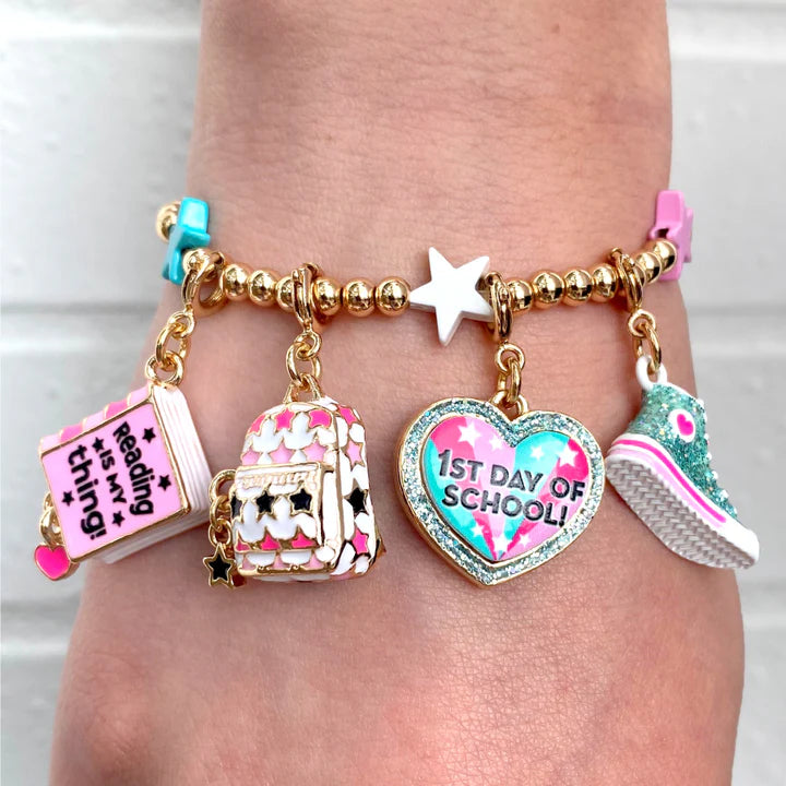 CHARM IT! Gold Book Charm