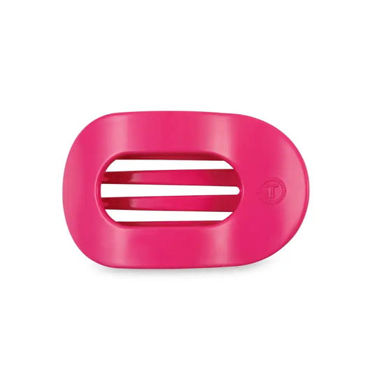 Teleties Flat Round Hair Clip | Medium | Tropical Punch