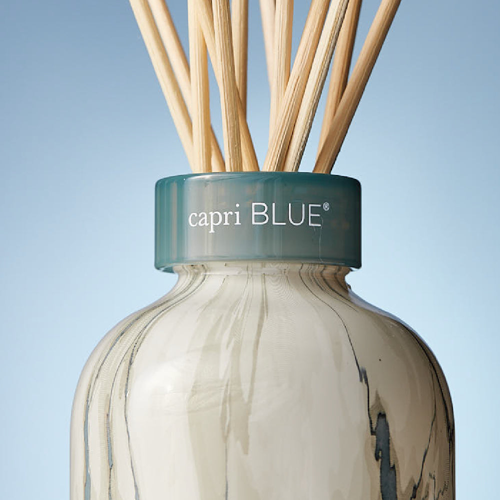 capri BLUE Volcano Modern Marble Petite Reed Diffuser, 5.7 fl oz