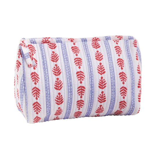 MUD PIE WHITE AMERICANA BLOCK PRINT CASE