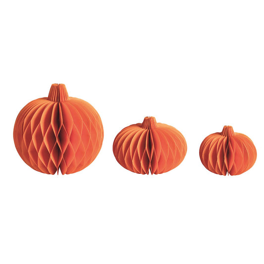 Mud Pie Paper Pumpkin Sitter Set