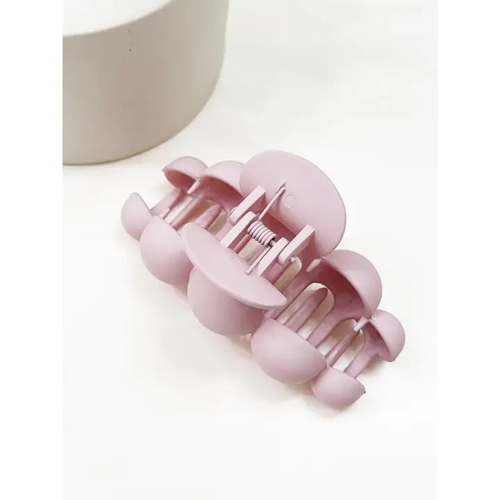 Love and Repeat Powdery Soft Matt Bubble Pearl Hair Claw Clips