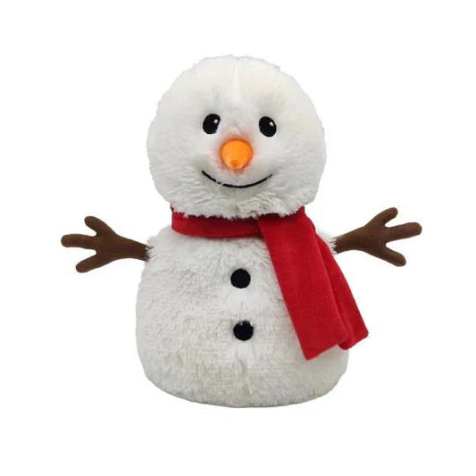 Warmies Red Scarf Snowman