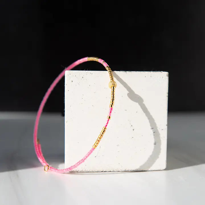 Lenny & Eva Sprinkles Bangle-Hot Pink