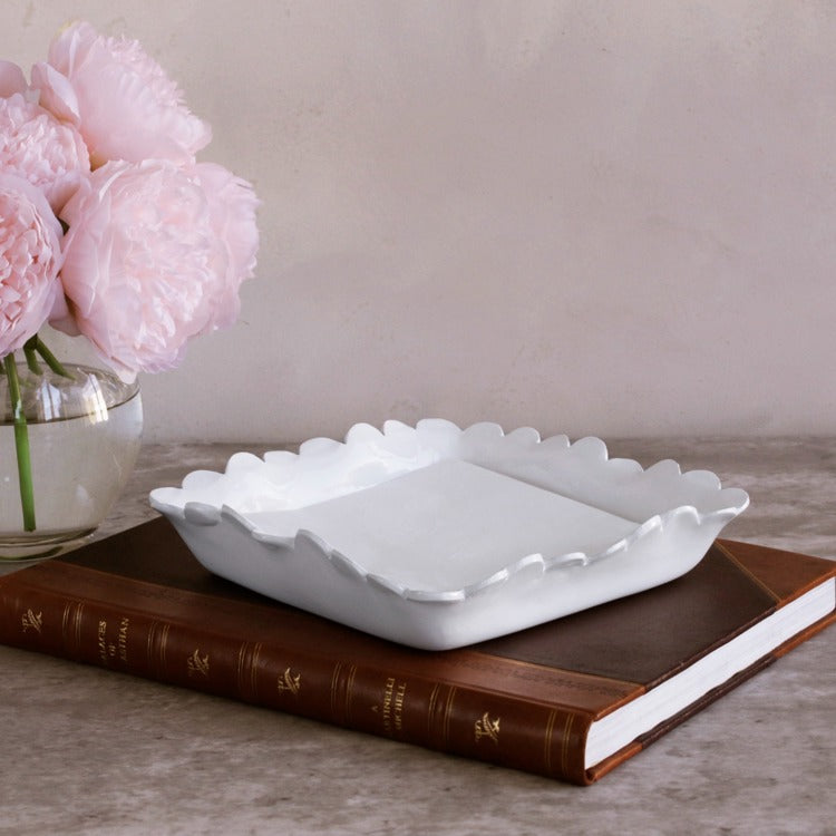 BEATRIZ BALL VIDA Colette Dinner Napkin Holder (White)-3312
