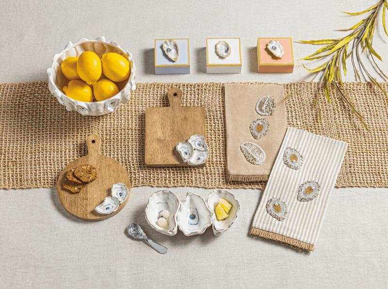 MUD PIE OYSTER TRIPLE TIDBIT SET