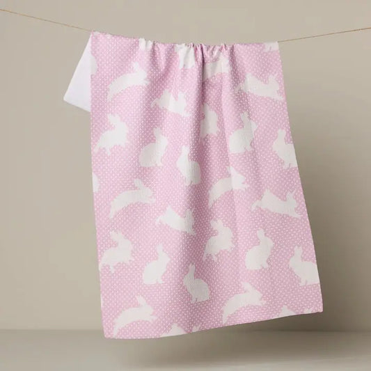 Geometry Sweet Bunny Tea Towel