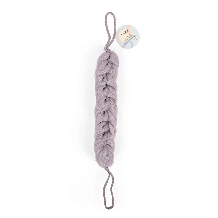 Cait + Co Luxe-Gentle Exfoliating Back Scrubber - Grey