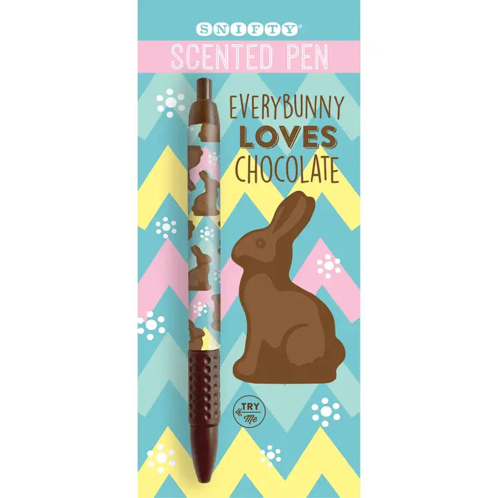 Snifty Chocolate Easter Bunny Scented Pen Carded