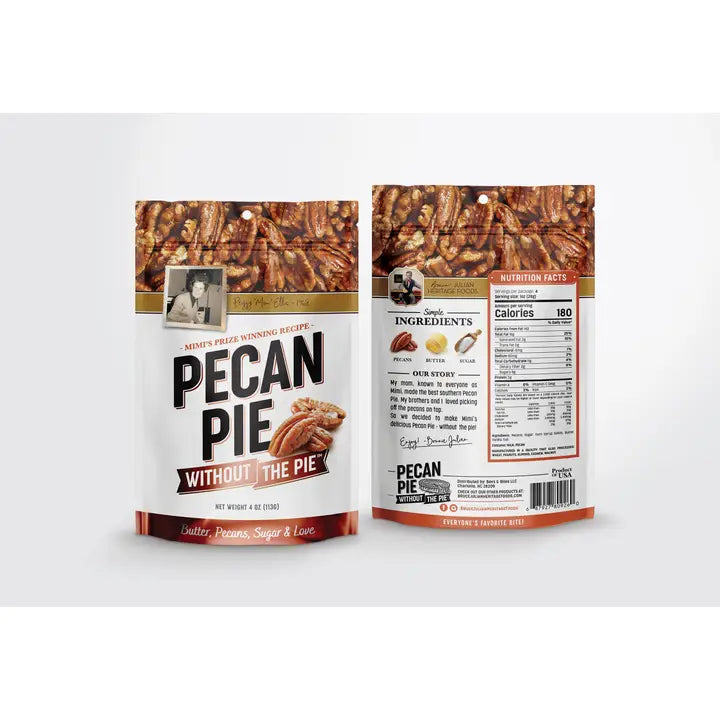 Bruce Julian Heritage Foods Pecan Pie Without the Pie Bag