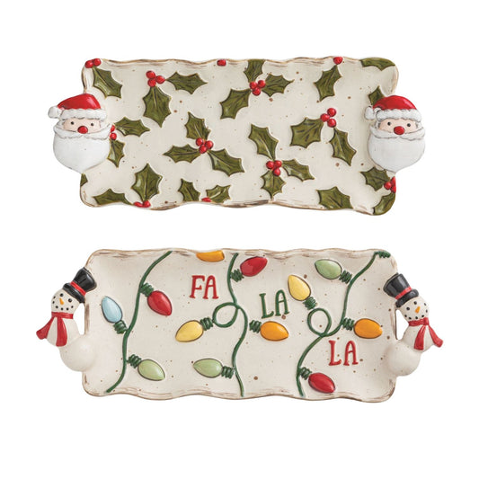 MUD PIE CHRISTMAS HOLLY EVERYTHING DISH