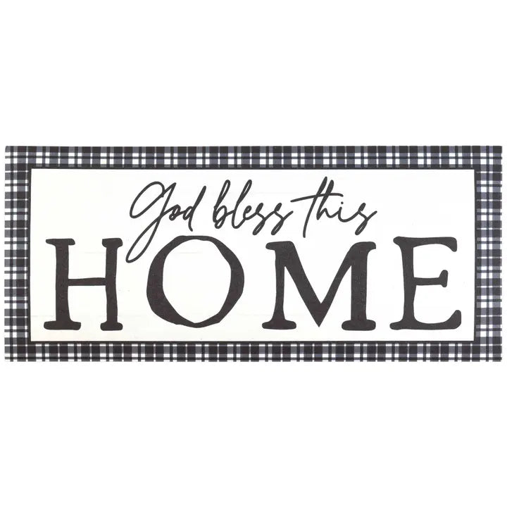 Dicksons God Bless This Home Doormat Insert