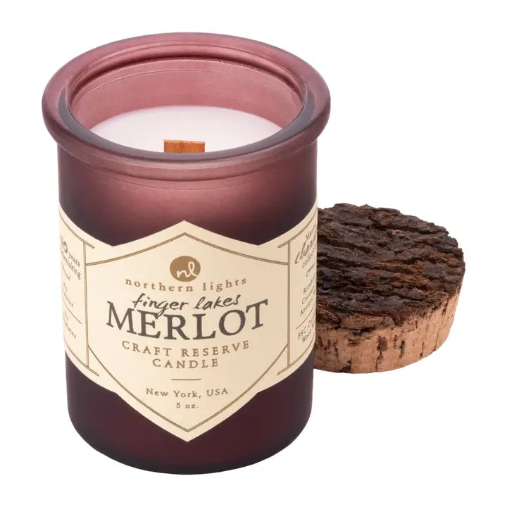 Northern Lights Reserve Spirits-Finger Lakes Merlot Candle