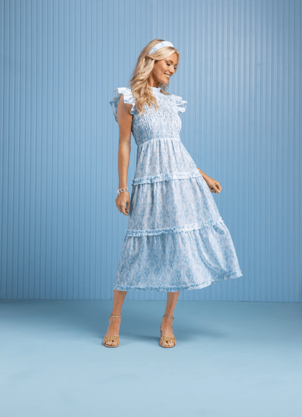 MUD PIE DORIAN MIDI DRESS