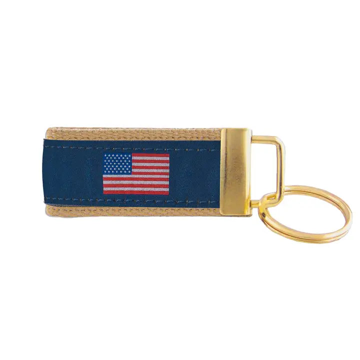 Zep -Pro American Flag Woven Ribbon Key Chain