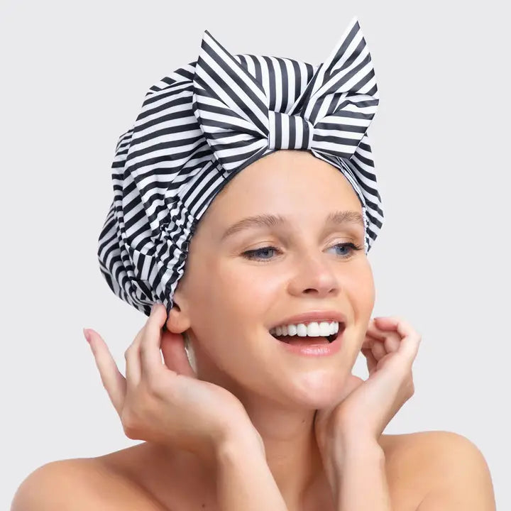 Kitsch Luxury Shower Cap - Stripes