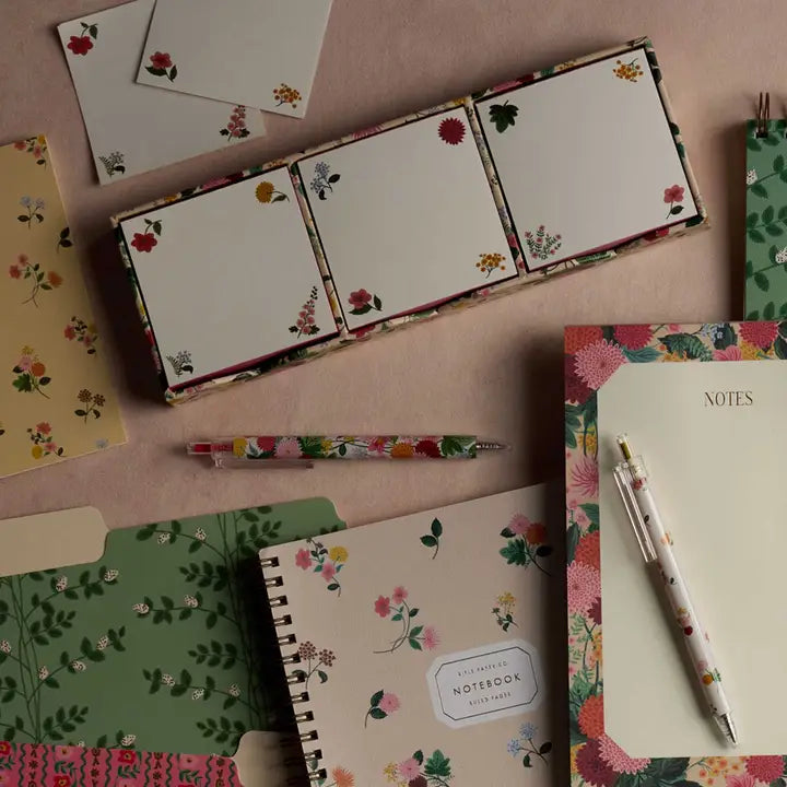 Rifle Paper Co. Dahlia Notepad Trio
