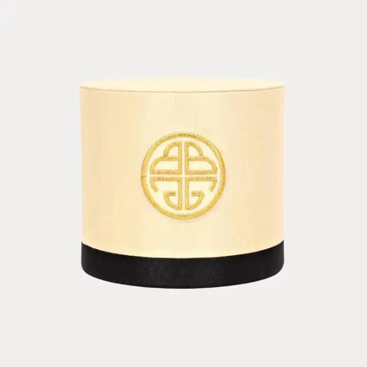 BuDhaGirl Silk Canister Box with Insert-Ivory