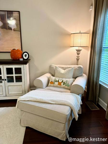 MUD PIE ORANGE FRENCH KNOT PUMPKIN