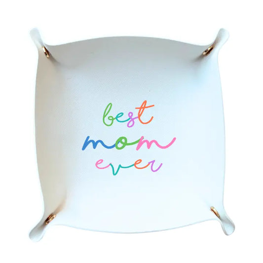Aspen Lane Best Mom Ever Gift Tray-White