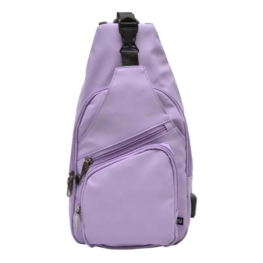 Calla Products New! Milan Anti-Theft Daypack Small La Collection Mardi Gras-Lilac