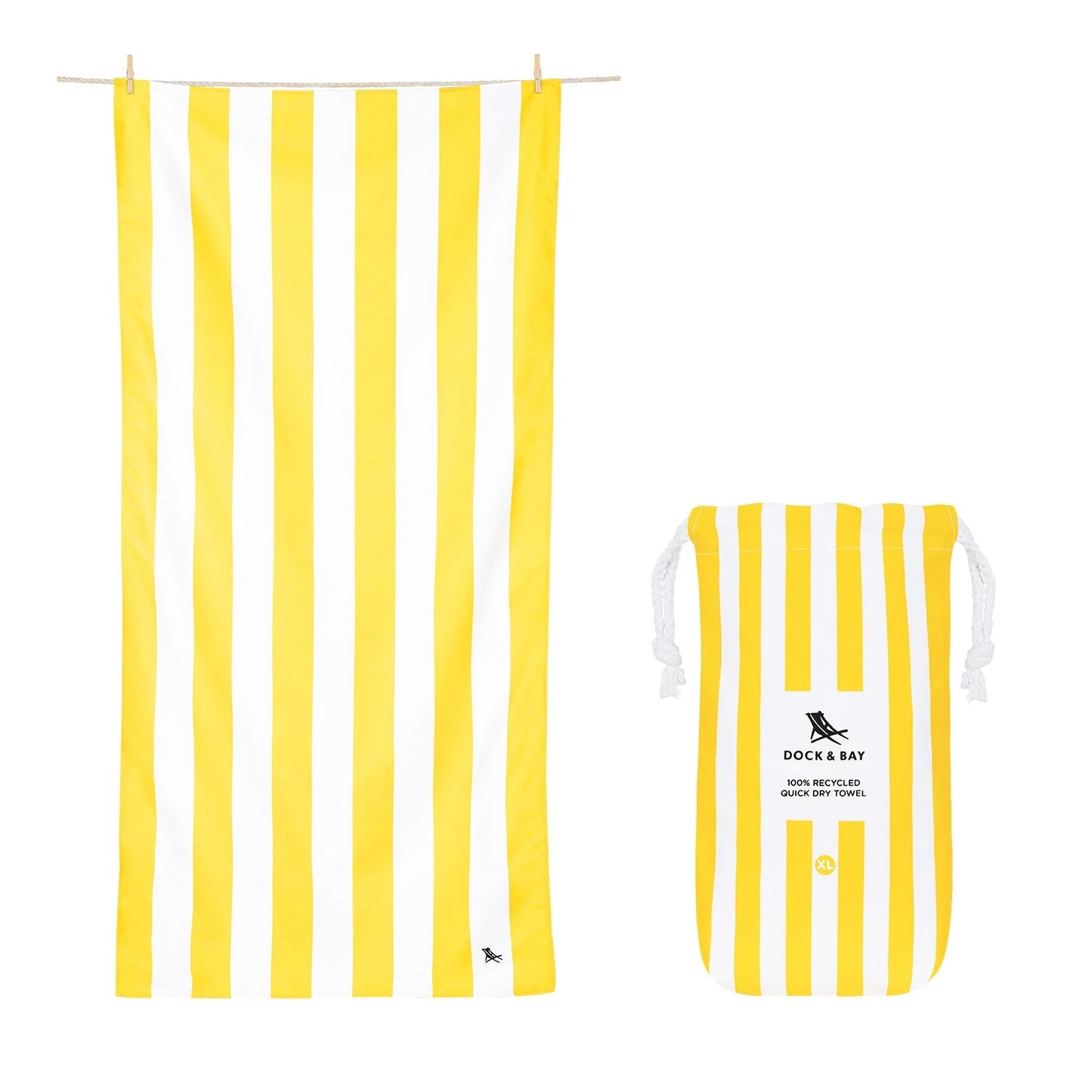 Dock & Bay Quick Dry Towels - Boracay Yellow