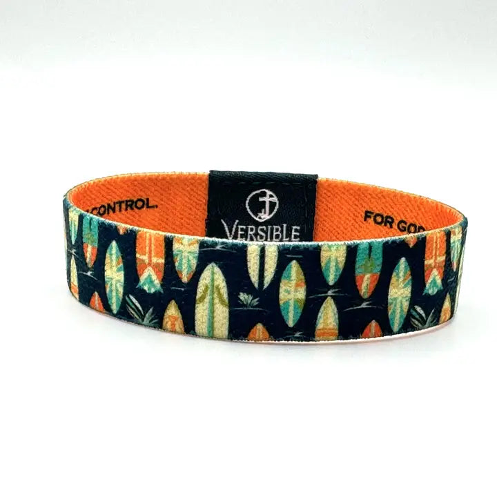 Versible Surf Side / 2 Timothy 1:7 Wristband