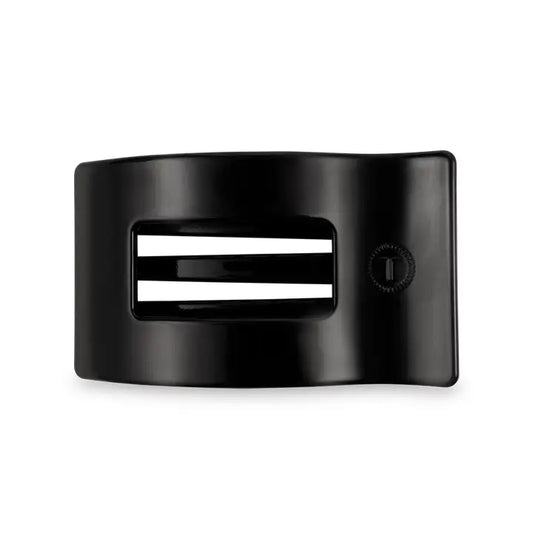 Teleties Flat Rectangle Hair Clip | Medium | Jet Black